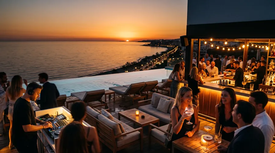 Belvue Rooftop Bar, Azotea en Marbella