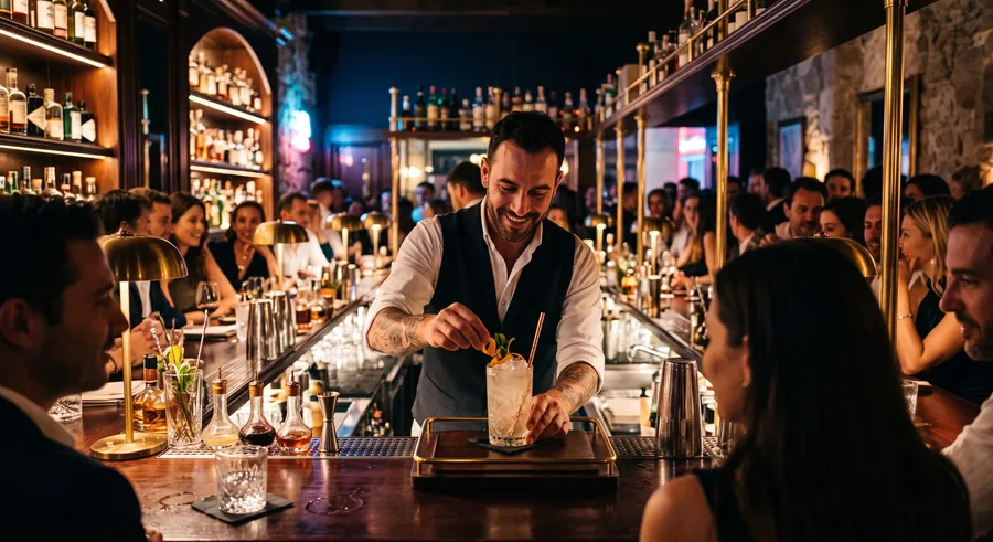 Brassclub, Coctelería en Mallorca