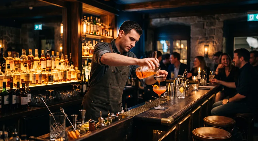Old Crow, Coctelería en Zúrich