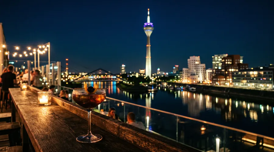 Düsseldorf de noche